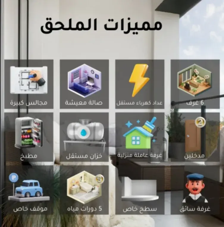 1002 | النزهة | شقة | شارع | تحت الإنشاء | 6 غرف | 310 م² - صورة 2